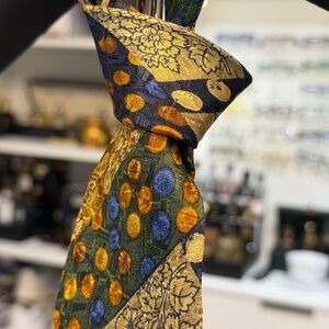 Givenchy Silk Vintage  Colorful Patterned Tie -